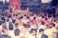 Arrival and Shobha Yatra of Jagadguru Shankaracharya - Shri Bharati Tirth Mahaswamigal of Shringeri (26 Feb 1997)